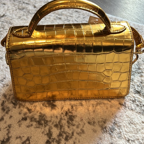 J Crew gold croc lady bag - Picture 5 of 8